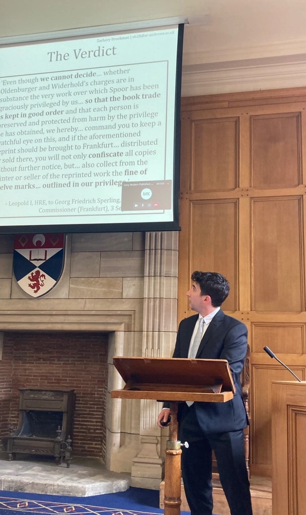 Postgraduate Spotlight: Zachary Brookman